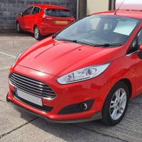 Spec'D Tuning Products - Spec-D 2014-2019 Ford Fiesta Matte Black 3PC Front Bumper Lip Splitter Kit - Image 8