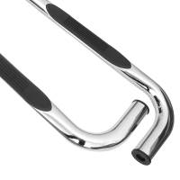 Spec'D Tuning Products - Spec-D 1994-2002 Dodge RAM Quad Cab 3" Chrome Stainless Steel Side Step Nerf Bars - Image 4