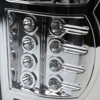 Spec'D Tuning Products - Spec-D 2007-2012 Chevrolet Avalanche LED Tail Lights (Chrome Housing/Clear Lens) - Image 3