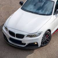 Spec'D Tuning Products - Spec-D 2014-2021 BMW F22/F23 2 Series Sport Matte Black 3PC Front Bumper Lip Splitter Kit - Image 8