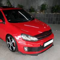 Spec'D Tuning Products - Spec-D 2010-2013 Volkswagen Golf/GTI Glossy Black 3PC Front Bumper Lip Splitter Kit - Image 8