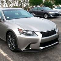 Spec'D Tuning Products - Spec-D 2013-2015 Lexus GS350/GS450h F-Sport Matte Black 3PC Front Bumper Lip Splitter Kit - Image 8