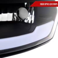 Spec'D Tuning Products - Spec-D 2009-2019 Dodge Ram 1500/ 2010-2019 Dodge Ram 2500/3500 LED Strip Factory Style Headlights (Matte Black Housing/Clear Lens) - Image 3