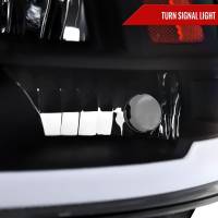 Spec'D Tuning Products - Spec-D 2009-2019 Dodge Ram 1500/ 2010-2019 Dodge Ram 2500/3500 LED Strip Factory Style Headlights (Matte Black Housing/Clear Lens) - Image 4