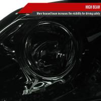 Spec'D Tuning Products - Spec-D 2006-2011 Honda Civic Sedan Projector Headlights w/ R8 Style LED Light Strip (Chrome Housing/Smoke Lens) - Image 2