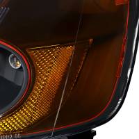 Spec'D Tuning Products - Spec-D 2001-2003 Honda Civic Projector Headlights w/ H1 Bulbs (Matte Black Housing/Clear Lens) - Image 4