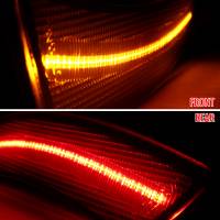 Spec'D Tuning Products - Spec-D 2016-2018 Chevrolet Camaro Front & Rear SMD LED Side Marker Lights (Chrome Housing/Smoke Lens) - Image 1