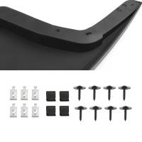 Spec'D Tuning Products - Spec-D 2015-2018 Ford F-150 Black ABS Front & Rear Mud Flap Splash Guards (Models without OEM Wheel Lip Moldings) - Image 5