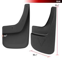 Spec'D Tuning Products - Spec-D 2014-2018 GMC Sierra 1500/2500HD/3500HD ABS Front & Rear Mud Flap Splash Guards (Single Rear Wheel Models Only) - Image 1