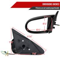 Spec'D Tuning Products - Spec-D 2002-2006 Acura RSX Carbon Fiber Shell Power Spoon Mirrors - Image 6
