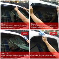 Spec'D Tuning Products - Spec-D 2002-2006 Toyota Camry High Impact Acrylic Window Visor Set - 4PC - Image 5