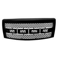 Spec'D Tuning Products - Spec-D 2009-2014 Ford F-150 Raptor Style Glossy Black ABS Grille - Image 4