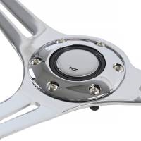 Spec'D Tuning Products - Spec-D 340mm 3-Spoke 1.75" Deep Dish Classic Wooden Style Steering Wheel - Image 1