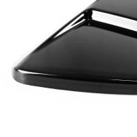 Spec'D Tuning Products - Spec-D 2015-2018 Ford Mustang Glossy Black ABS Quarter Window Louvers - Image 1