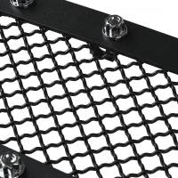 Spec'D Tuning Products - Spec-D 2016-2018 Chevrolet Silverado 1500 Rivet Style Black Stainless Steel 2PC Mesh Grille Insert - Image 2