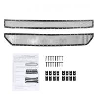 Spec'D Tuning Products - Spec-D 2016-2018 Chevrolet Silverado 1500 Rivet Style Black Stainless Steel 2PC Mesh Grille Insert - Image 7