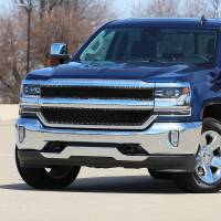 Spec'D Tuning Products - Spec-D 2016-2018 Chevrolet Silverado 1500 Rivet Style Black Stainless Steel 2PC Mesh Grille Insert - Image 8