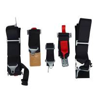 Spec'D Tuning Products - Spec-D Universal Black 5 Point Latch & Link Racing Seat Belt Safety Harness - Image 7