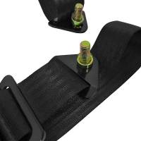 Spec'D Tuning Products - Spec-D Universal Black 4 Point Racing Seat Belt Buckle Safety Harness - Image 6
