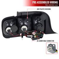 Spec'D Tuning Products - Spec-D 2005-2009 Ford Mustang Sequential LED Tail Lights (Chrome Housing/Red Smoke Lens) - Image 6