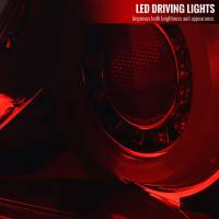 Spec'D Tuning Products - Spec-D 2006-2013 Chevrolet Impala/ 2014-2016 Impala Limited LED Tail Lights (Chrome Housing/Red Smoke Lens) - Image 2