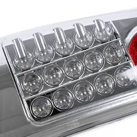 Spec'D Tuning Products - Spec-D 2008-2016 Ford F-250/F-350/F-450/F-550 Super Duty LED Tail Lights (Chrome Housing/Clear Lens) - Image 1