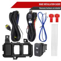 Spec'D Tuning Products - Spec-D 2008-2010 Honda Accord 2DR Coupe H11 Fog Lights Kit (Chrome Housing/Yellow Lens) - Image 5