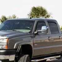 Spec'D Tuning Products - Spec-D 2003-2007 Chevrolet Silverado Power Adjustable, Heated, & Manual Extendable Chrome Towing Mirrors w/ Smoke Lens LED Turn Signal Lights - Image 2