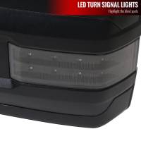 Spec'D Tuning Products - Spec-D 2007-2017 Toyota Tundra/ 2008-2017 Sequoia Power Heated BSM Manual Extendable Towing Mirrors w/ Smoke Lens LED Turn Signal & Clearance Lights - Image 4