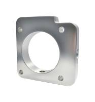 Torque Solution - Torque Solution Throttle Body Spacer (Silver) Subaru WRX 2006-2014 / STI 2004-2015 - Image 1