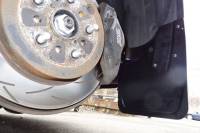 Rally Armor - Rally Armor Subaru 08-14 STi/11-14 WRX (Hatchback Only) OE Classic Black Mud Flap with Black Logo - Image 2