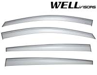 WellVisors - WellVisors Side Window Deflectors Nissan Versa Hatchback 07-12 Premium Series - Image 1