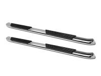 I3 2005-2019 Nissan Frontier Crew Cab 5" Bent End Side Step Bars (Polish)