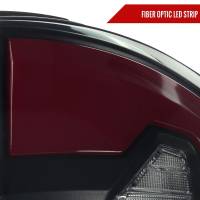 Spec'D Tuning Products - Spec-D 2007-2009 Dodge RAM 1500/2500/3500 Red LED Bar Tail Lights (Matte Black Housing/Smoke Lens) - Image 1