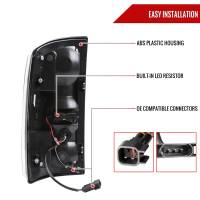 Spec'D Tuning Products - Spec-D 2007-2009 Dodge RAM 1500/2500/3500 Red LED Bar Tail Lights (Matte Black Housing/Smoke Lens) - Image 5