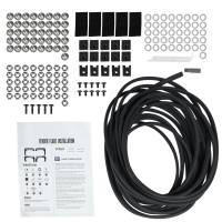 Spec'D Tuning Products - Spec-D 2007-2013 Chevrolet Silverado 1500 69.3" Fleetside Black Smooth Polypropylene Fender Flares - Image 7