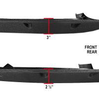 Spec'D Tuning Products - Spec-D 2007-2013 Chevrolet Silverado Black Rugged Texture Rivet Style Fender Flares - Image 1