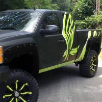 Spec'D Tuning Products - Spec-D 2007-2013 Chevrolet Silverado Black Rugged Texture Rivet Style Fender Flares - Image 8