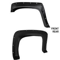 Spec'D Tuning Products - Spec-D 2007-2013 Chevrolet Silverado 1500/2500HD/3500HD Smooth Rivet Style Fender Flares - Image 6