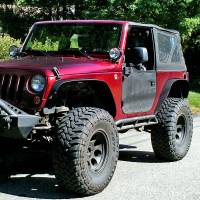 Spec'D Tuning Products - Spec-D 2007-2017 Jeep Wrangler JK Black Textured Steel Flat Fender Flares - Image 8