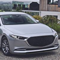 Spec'D Tuning Products - Spec-D 2019-2020 Mazda 3 Matte Black Polypropylene 3PC Front Bumper Lip Set - Image 8