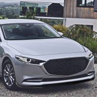 Spec'D Tuning Products - Spec-D 2019-2020 Mazda 3 Glossy Black Polypropylene 3PC Front Bumper Lip Set - Image 8