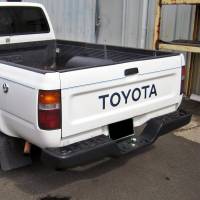 Spec'D Tuning Products - Spec-D 1989-1995 Toyota Pickup 2/4WD Black Stainless Steel Rear Step Bumper - Image 8
