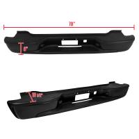 Spec'D Tuning Products - Spec-D 2000-2006 Chevrolet Suburban/Tahoe GMC Yukon/Yukon XL Black Stainless Steel Factory Style Replacement Rear Step Bumper - Image 6