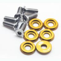 BLOX Racing Large Diameter Fender Washers - Gold