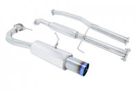 Megan Racing Drift Spec Cat-Back Exhaust System: Scion TC 05-10 [Blue Titanium Tip]