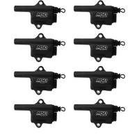MSD Coils,BLACK,GM LS,Truck Style Coil, 8-Pk