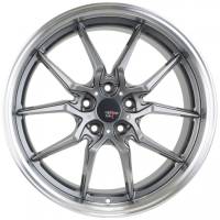 Option Lab Wheels - Option Lab Wheels Rim S718 19x9.5 ET35 5x114.3 73.1CB Nightfall Grey w/Machined Lip - Image 2