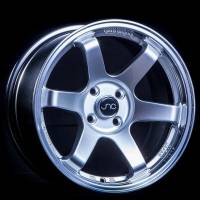 JNC Wheels Rim JNC014 Hyper Silver Machined Lip 17x8.25 4x100/4x114.3 ET32