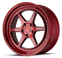 AodHan Wheels - Aodhan Wheels Rim DS09 19x8.5 5x114.3 73.1CB ET35 Candy Red w/ (Chrome Rivets) - Image 3
